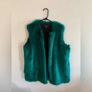 Faux fur vest